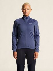 Craft Kurtka kolarska "ADV Endur Hydro" w kolorze granatowym rozmiar: S. Niebieskie kurtki sportowe Craft, m, bez wzorów, z materiału, bez kaptura, rowerowe. Za 214.95 zł.