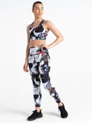 Dare 2b Legginsy sportowe "Influential" w kolorze szaro-białym rozmiar: 44. Białe legginsy Dare 2b, s, bez wzorów, z materiału, outdoorowe. Za 74.46 zł.