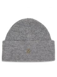 Tommy Hilfiger Czapka Th Evening Beanie AW0AW15319 Szary. Szare czapki TOMMY HILFIGER, bez wzorów, z syntetyku. Za 349.99 zł.