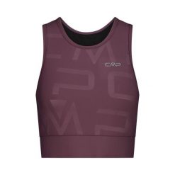 Damski tank top CMP. Brązowe topy CMP, s, bez wzorów, bez kołnierzyka, bez ramiączek. Za 212.50 zł.