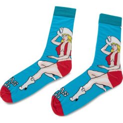 Skarpety Wysokie Unisex CUP OF SOX - Texas Doll A Niebieski. Niebieskie skarpety Cup of sox, bez wzorów, z bawełny. Za 24.00 zł.