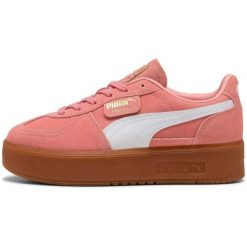 Adidasy Puma Palermo Elevata, Kobiety. Czerwone obuwie sportowe Puma, z zamszu, bez zapięcia. W wyprzedaży za 490.00 zł.