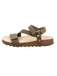 Legero Skórzane sandały w kolorze khaki rozmiar: 39. Brązowe sandały Legero, bez wzorów, klasyczne, z otwartym noskiem, bez obcasa, bez zapięcia. Za 186.63 zł.