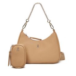 Torebka Steve Madden. Brązowe torebki klasyczne Steve Madden, bez wzorów, bez dodatków. Za 429.99 zł.