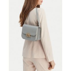 Torebka GINO ROSSI. Szare torebki klasyczne Gino Rossi, bez wzorów, bez dodatków. Za 279.99 zł.