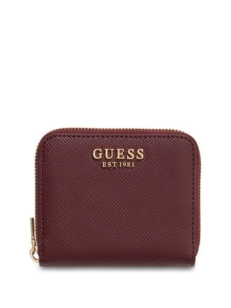 Guess Portfel Laurel II Slg SWZG74 59137 Bordowy. Czerwone portfele Guess, z aplikacjami, ze skóry. Za 214.99 zł.