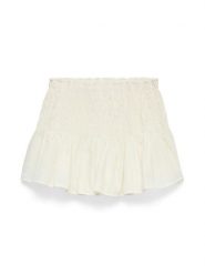 Vero Moda Spódnica mini Sofia 10350924 Biały Regular Fit. Białe spódnice Vero Moda, xl, bez wzorów, z bawełny, mini. Za 159.99 zł.