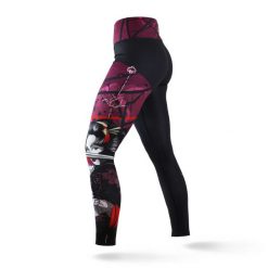 Legginsy sportowe damskie Ground Game Tsuru Warrior. Czarne legginsy GROUND GAME, s, bez wzorów, z elastanu. Za 179.99 zł.