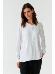 TATUUM Koszula w kolorze białym rozmiar: 38. Białe koszule Tatuum, s, bez wzorów, z wiskozy, klasyczne, bez kołnierzyka, bez ramiączek. Za 131.45 zł.