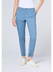 Polo Sylt Spodnie chino w kolorze niebieskim rozmiar: 38. Niebieskie spodnie materiałowe Polo Sylt, na co dzień, bez wzorów. Za 118.56 zł.