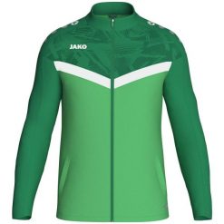 Poliestrowa bluza dresowa Jako Iconic. Zielone bluzy JAKO, s, bez wzorów, z dresówki, z kapturem. Za 325.00 zł.