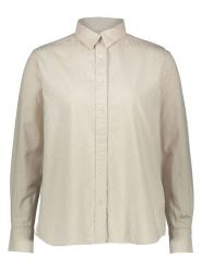 Pepe Jeans Koszula w kolorze beżowym rozmiar: XS. Brązowe koszule Pepe Jeans, xs, bez wzorów, z bawełny, bez kołnierzyka, bez ramiączek. Za 146.95 zł.