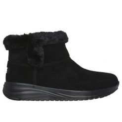 Buty zimowe damskie, On-The-Go Stellar - Cozy Step. Czarne trekkingi Skechers, trekkingowe. Za 399.99 zł.