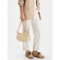 Torebka Badura. Brązowe torebki klasyczne Badura, bez wzorów, bez dodatków. Za 219.99 zł.