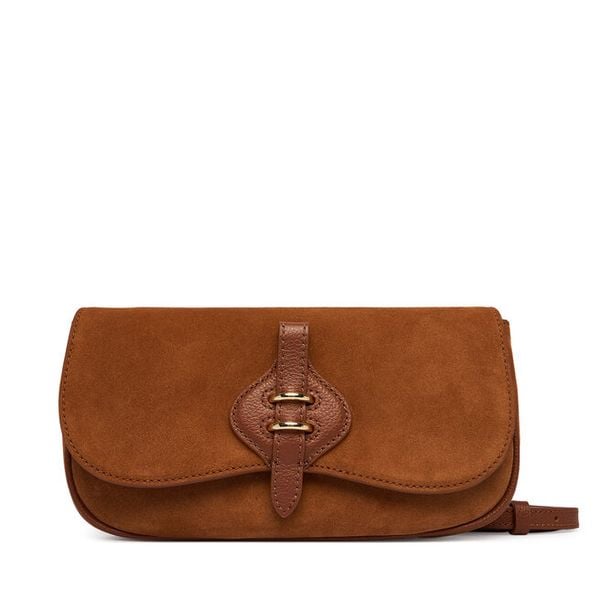 Torebka Coccinelle. Brązowe listonoszki Coccinelle, bez wzorów, bez dodatków. Za 889.99 zł.