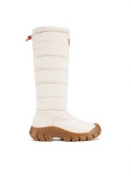 Hunter Śniegowce WFT2108WWU Biały. Białe trapery i śniegowce Hunter, z materiału. Za 799.99 zł.