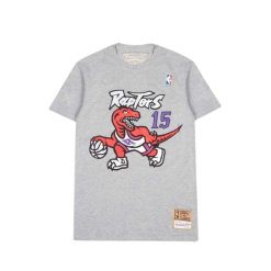 Koszulka Toronto Raptors. Szare bluzki Mitchell & Ness, bez wzorów, sportowe, bez kołnierzyka, bez ramiączek. Za 250.50 zł.