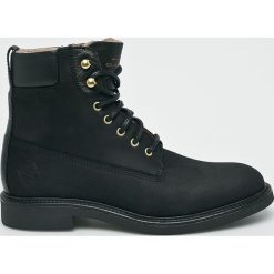 Gant - Botki Ashley. Czarne botki GANT, bez wzorów, z gumy, bez obcasa, na obcasie, bez zapięcia. W wyprzedaży za 569.90 zł.