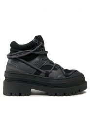 Tommy Jeans Trapery Tjw Hybrid Boot EN0EN02338 Czarny. Czarne trapery i śniegowce Tommy Jeans, z jeansu. Za 399.99 zł.