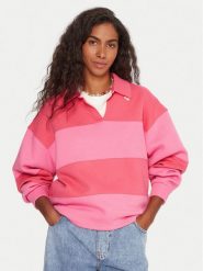 Roxy Bluza Cross Your Mind ERJFT05015 Różowy Boxy Fit. Czerwone bluzy Roxy, xxl, bez wzorów, z bawełny, bez kaptura. Za 319.99 zł.