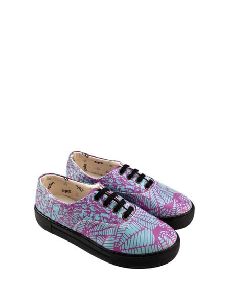 Goby Sneakersy ze wzorem rozmiar: 41. Niebieskie trampki Goby, bez wzorów, z materiału, bez zapięcia. Za 249.76 zł.