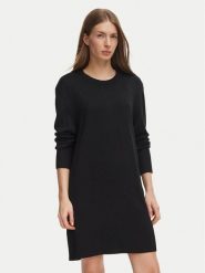BOSS Sukienka dzianinowa 50569849 Czarny Regular Fit. Czarne sukienki Boss, l, bez wzorów, z dzianiny, bez kołnierzyka, bez ramiączek. Za 799.99 zł.