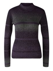 Oui Sweter w kolorze szaro-fioletowym rozmiar: 40. Różowe swetry Oui, bez wzorów, z wełny, bez ramiączek. Za 130.99 zł.