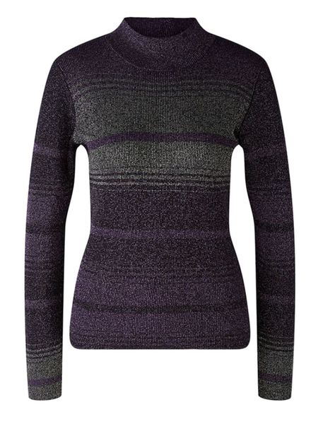 Oui Sweter w kolorze szaro-fioletowym rozmiar: 40. Różowe swetry Oui, bez wzorów, z wełny, bez ramiączek. Za 78.10 zł.