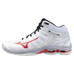Buty do siatkówki Dorosły Mizuno Wave Voltage 2 biały. Białe obuwie sportowe Mizuno, bez zapięcia, do siatkówki, mizuno wave. W wyprzedaży za 494.90 zł.