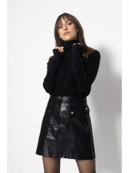 AUTHENTIC CASHMERE Kaszmirowy golf "Fornet" w kolorze czarnym rozmiar: S. Czarne golfy AUTHENTIC CASHMERE, s, bez wzorów, z kaszmiru, bez ramiączek. Za 404.65 zł.