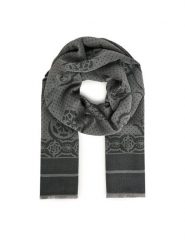 Guess Chusta AW5420 POL03 Szary. Szare rękawiczki Guess, z aplikacjami, z materiału. Za 189.99 zł.