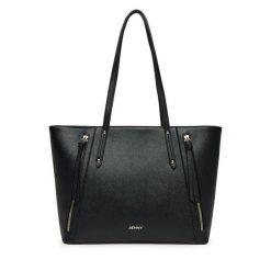 Torebka JENNY. Czarne shopper Jenny, bez wzorów, bez dodatków. Za 159.99 zł.