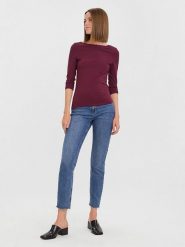 Vero Moda Koszulka "Panda" w kolorze fioletowym rozmiar: S. Różowe bluzki Vero Moda, s, bez wzorów, bez kołnierzyka, bez ramiączek. Za 70.41 zł.