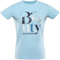 Koszulka Damska Nax Nerga 2XL - Miękki i Wygodny Bawełna. Fioletowe bluzki ZONE PERFECT, xl, bez wzorów, z bawełny, casualowe, bez kołnierzyka, bez ramiączek. Za 126.99 zł.