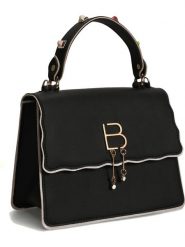 Lucky Bees Torebka w kolorze czarnym - 25 x 19 x 12 cm rozmiar: onesize. Czarne torby na ramię Lucky Bees, bez wzorów, z materiału, przez ramię, bez dodatków. Za 100.99 zł.