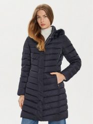 Geox Płaszcz zimowy Bettanie W4626H T3122 F1624 Granatowy Regular Fit. Niebieskie płaszcze Geox, na zimę, bez wzorów, z syntetyku, bez kaptura. Za 989.99 zł.