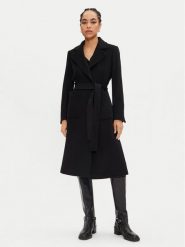MAX&Co. Płaszcz wełniany Runaway 2428016024200 Czarny Regular Fit. Czarne płaszcze MAX&Co., bez wzorów, z wełny, bez kaptura. Za 2,099.00 zł.