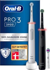 Szczoteczka rotacyjna Oral-B Pro 3 3900 Duo czarny/biały. Szczoteczki elektryczne ORAL-B. Za 339.00 zł.