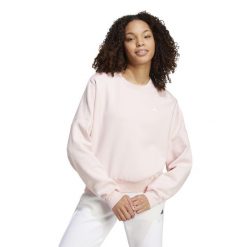 Bluza damska ADIDAS Gym & Pilates. Czerwone bluzy Adidas, s, bez wzorów, z bawełny, bez kaptura. W wyprzedaży za 129.99 zł.