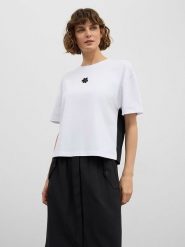 BGN Koszulka w kolorze biało-czarnym rozmiar: 38. Białe bluzki BGN, bez wzorów, bez kołnierzyka, bez ramiączek. Za 65.69 zł.