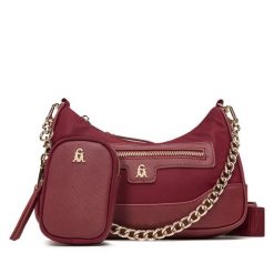 Torebka Steve Madden. Czerwone torebki klasyczne Steve Madden, bez wzorów, bez dodatków. Za 469.99 zł.