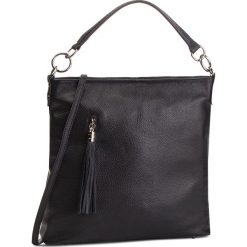 Torebka CREOLE - K10581 Czarny. Czarne shopper Creole, bez wzorów, ze skóry, na ramię, bez dodatków. Za 229.00 zł.