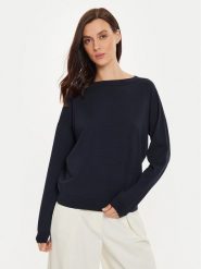Sisley Sweter 17Q3M103J Czarny Regular Fit. Czarne swetry Sisley, m, bez wzorów, z wiskozy, bez ramiączek. Za 119.99 zł.