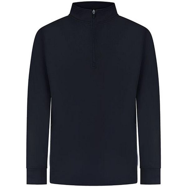 Bluza Dresowa Unisex Dla Dorosłych Z Zamkiem Błyskawicznym. Niebieskie bluzy FINDEN & HALES, bez wzorów, z dresówki, bez kaptura. Za 169.99 zł.