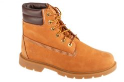 Trapery damskie, Linden Woods WP 6 Inch. Żółte trapery i śniegowce Timberland, z materiału, przed kolano. Za 649.99 zł.