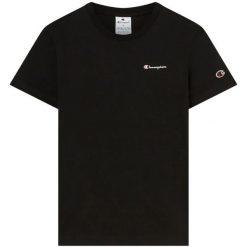 Koszulka damska Champion SS Tee 118091. Czarne koszulki sportowe Champion, bez wzorów, bez ramiączek. Za 85.00 zł.