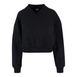 Bluza damska v-neck Urban Classics. Żółte bluzy Urban Classics, m, bez wzorów, z bawełny, bez kaptura. Za 127.60 zł.