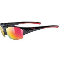 Okulary Uvex Blaze III Black Red 2316 2021. Czarne okulary przeciwsłoneczne UVEX, bez wzorów, sportowe. Za 189.00 zł.