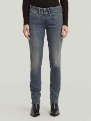 G-Star Dżinsy - Slim fit - w kolorze niebieskim rozmiar: W29/L34. Niebieskie jeansy G-Star, l, z aplikacjami. Za 234.95 zł.