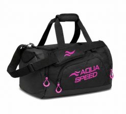 Torba sportowa na basen AQUA SPEED 73 - mała. Czarne torby na ramię Aqua-Speed, bez wzorów, klasyczne, na ramię, małe, bez dodatków. Za 119.90 zł.